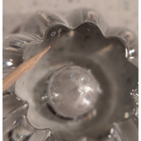 Orrefors Crystal Candle Holders Sven Palmqvist Vintage Stella Pattern - Picture 5 of 16